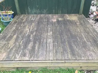 Before Decking Cleaning